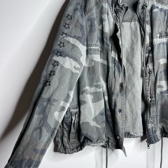 Rails Camouflage Tennessee Jacket stars Utility Military Large - Picture 13 of 15